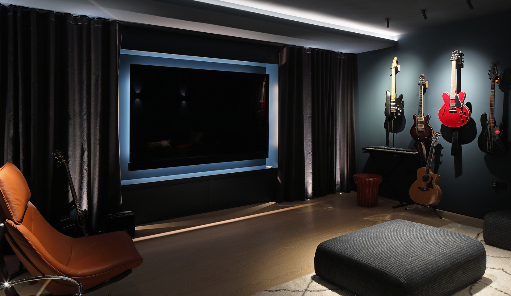 Electrical & Smart Lighting 2 Passive House music room
